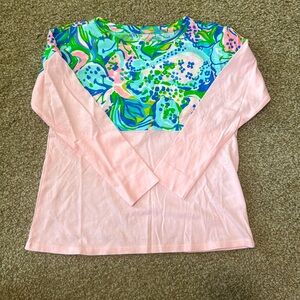 New Lilly Pulitzer long sleeved tee, Girls size M